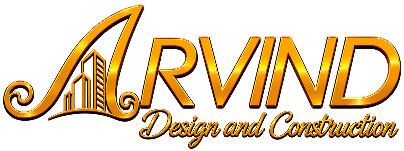 new arvind construction logo